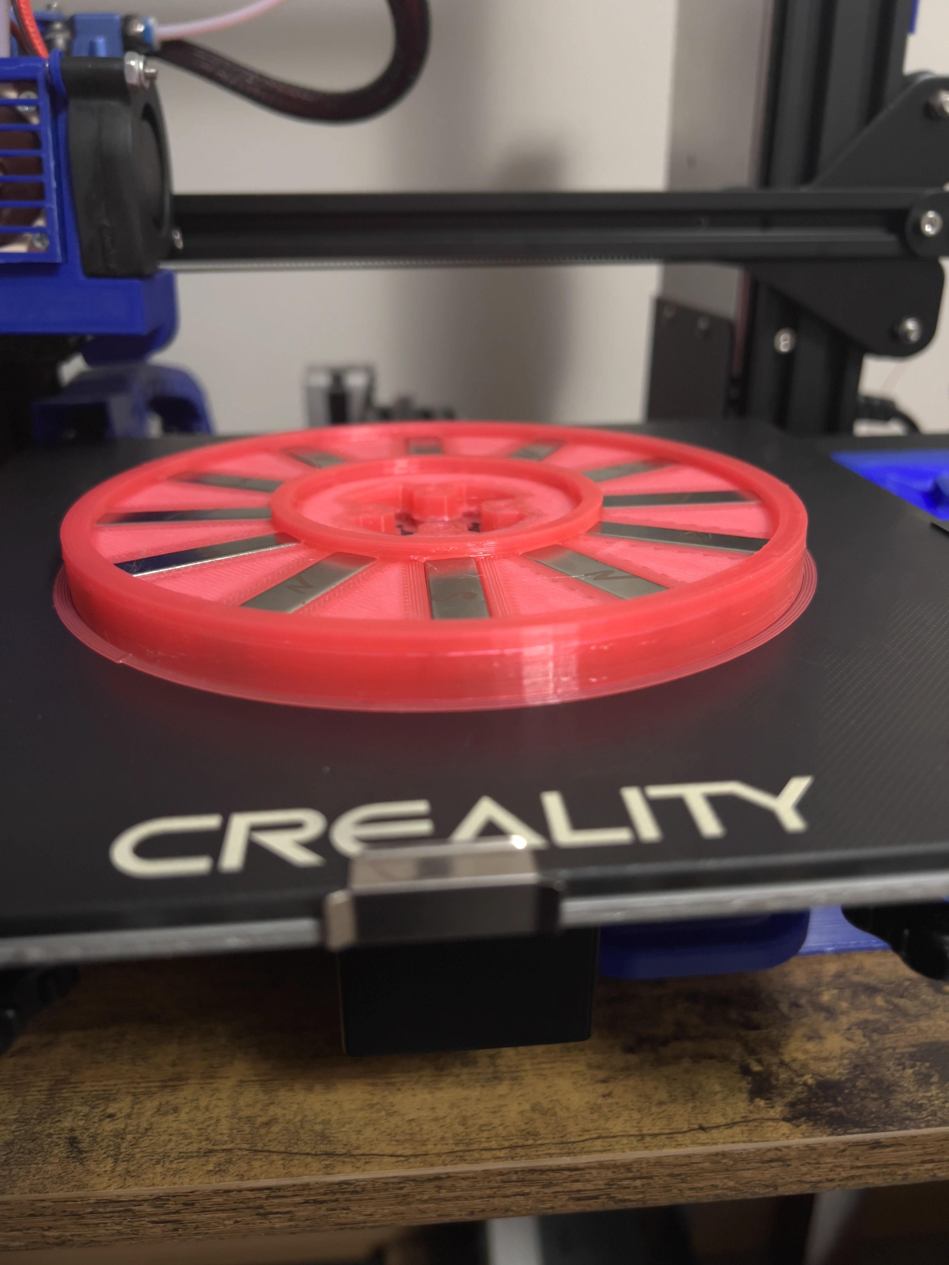 Rotor design 3 after magnets enclosed by continued print