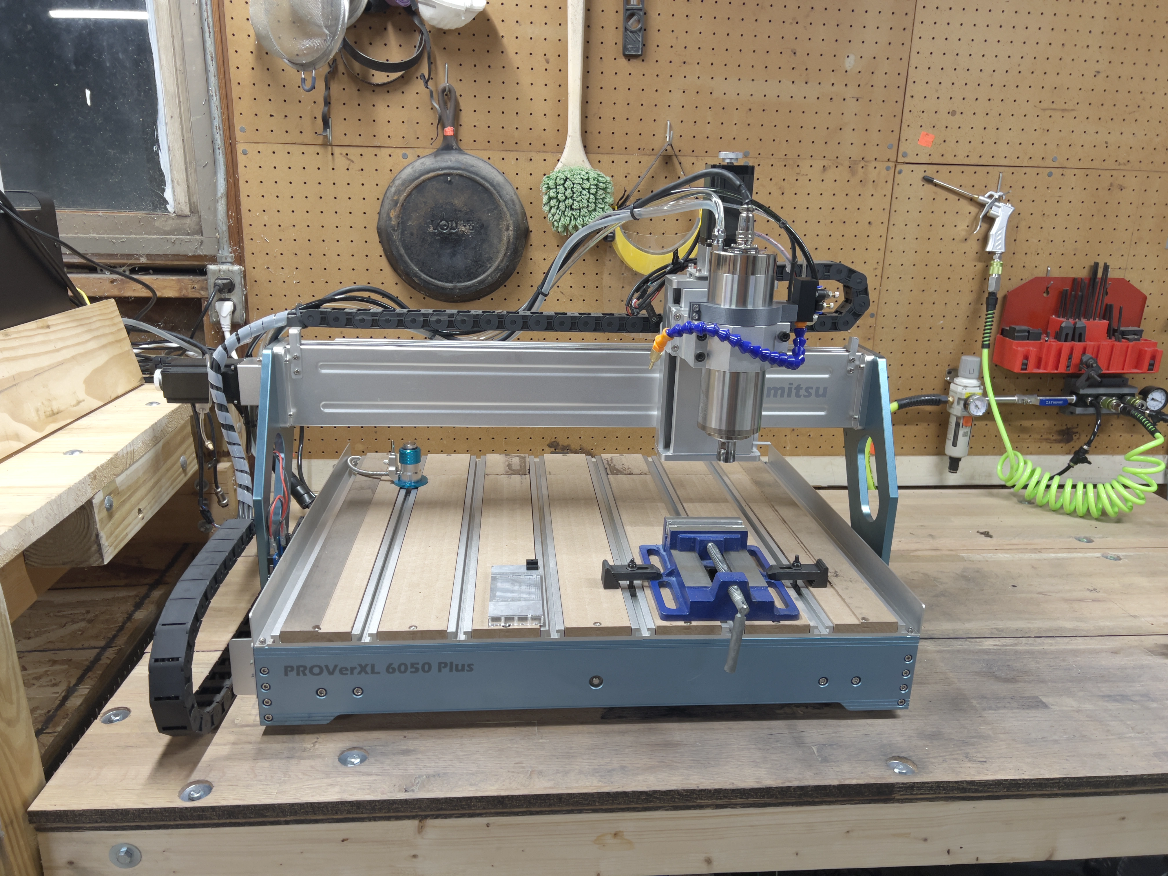 Current state of the upgraded Genmitsu 6050 mill