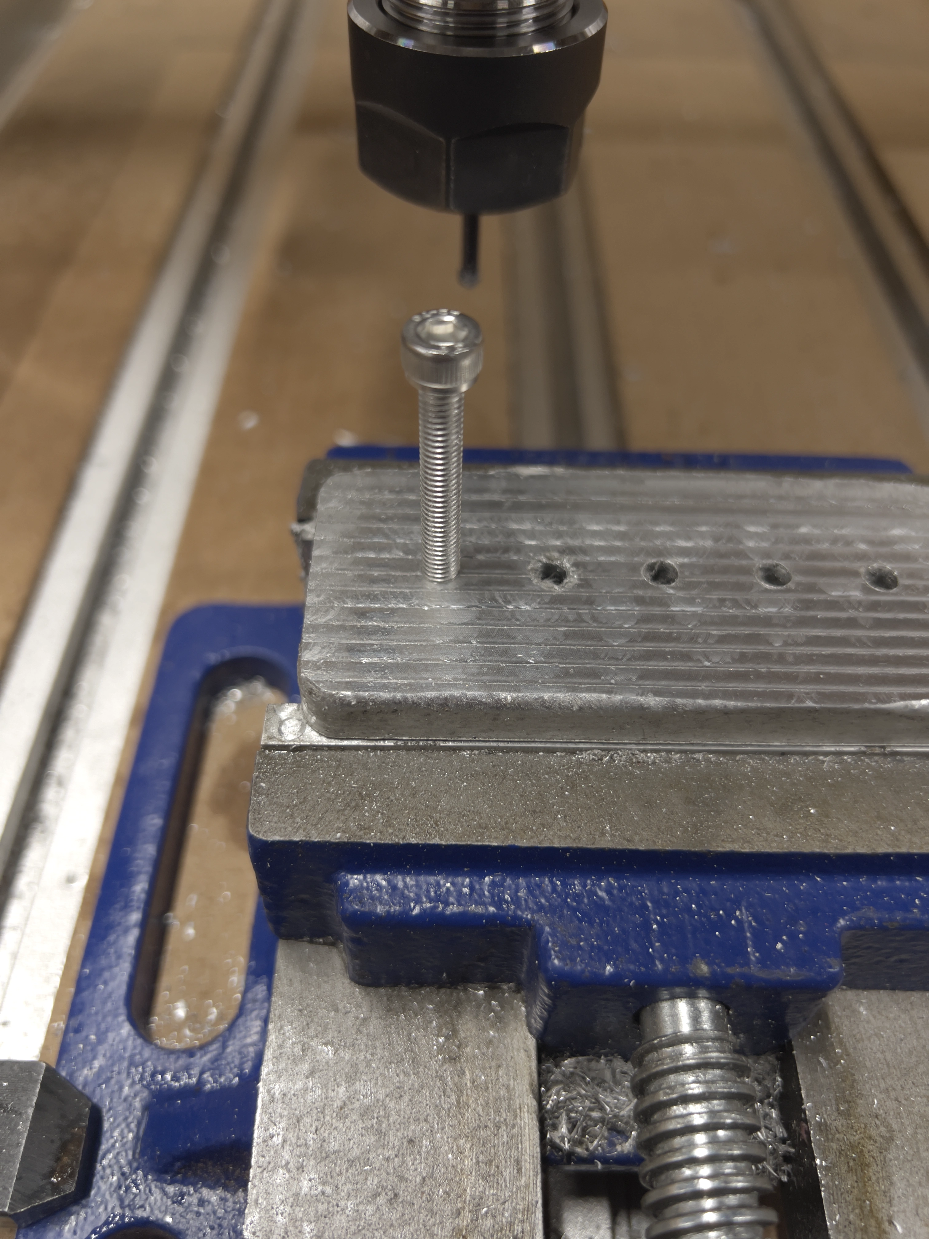 Thread milling test cut