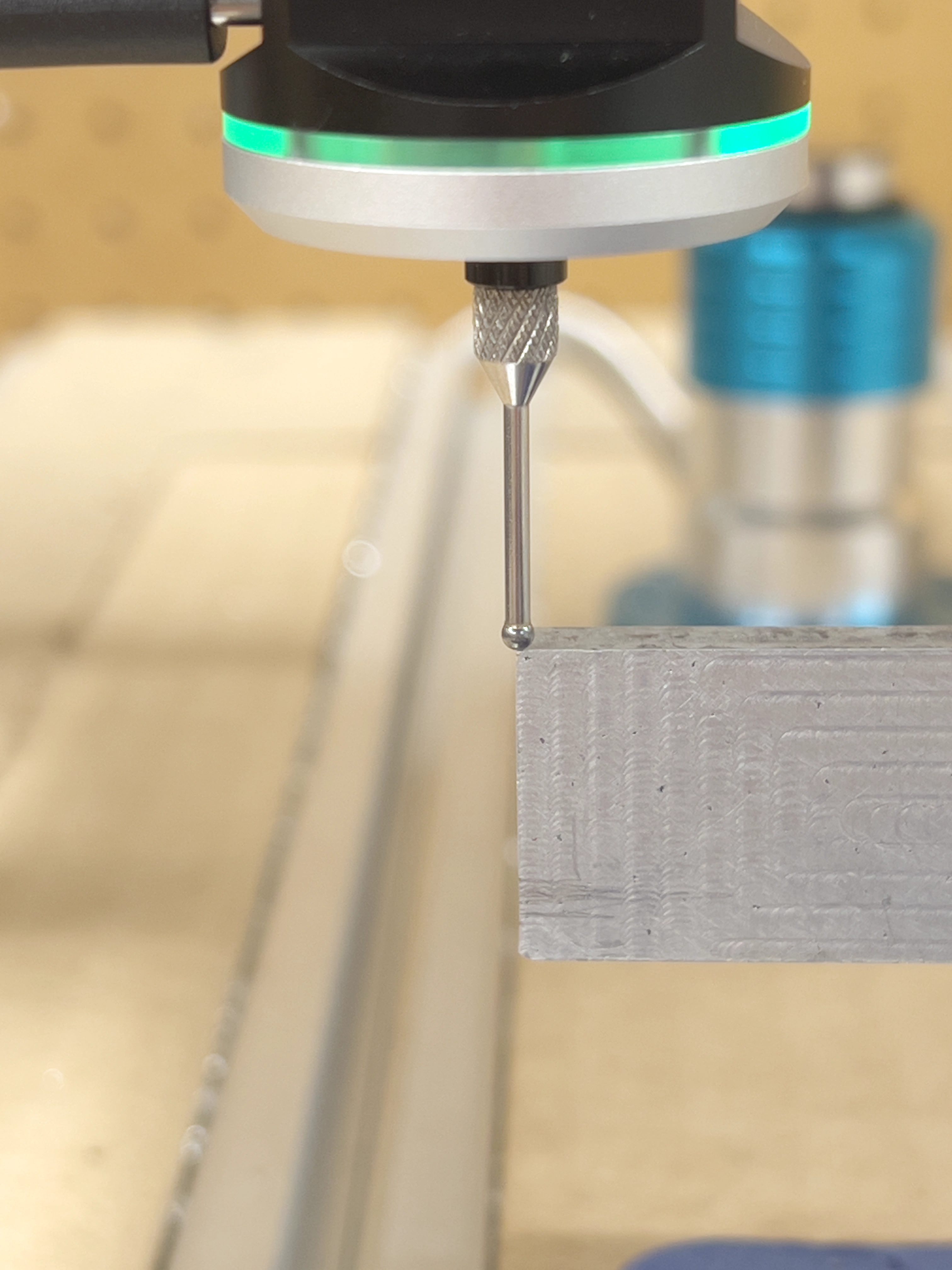 Tool length offset test setup 2